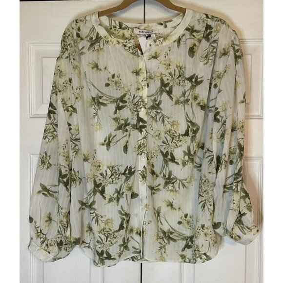 Rose & Olive Anthropologie Blouse Top Boho Batwing Hippie Peasant Medium New - Picture 1 of 4
